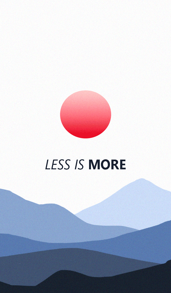 Less is more - #26 Nature