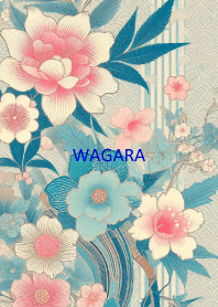 WAGARA BLUE-Japanese style pattern 55