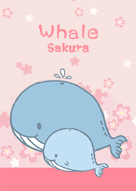 さくら 赤ちゃん クジラ ピンク