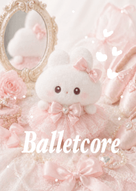 Balletcore Fluffy Bunny Plush Theme