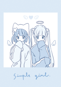 simple_girl_blue_angel