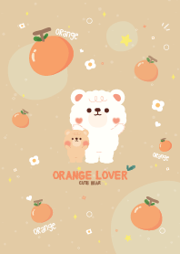 เทดดี้เเบร์ ส้มเลิฟเว่อร์ ผ่อนคลาย