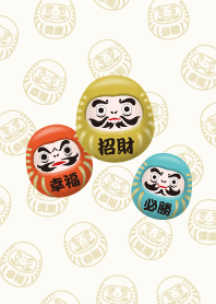 金色祈福達摩8