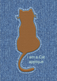 I am a Cat Applique 70