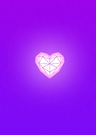 Heart purple to know the truth Pink