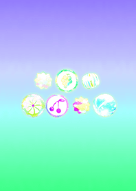 Pastel candy ball purple