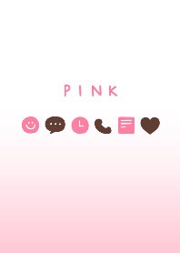 ピンク ブラウンアイコン Line 着せかえ Line Store ピンク ブラウンアイコン Line 着せかえ Line Store
