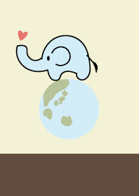 Earth and elephant