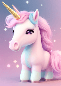 Fantasy unicorn horse