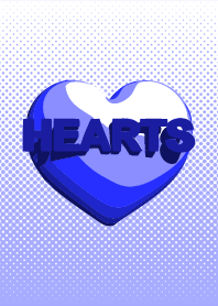HEARTS(NAVY BLUE)
