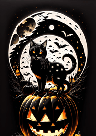 halloween cat 100AEB