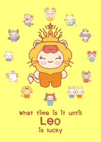 what time is it until Leo is lucky