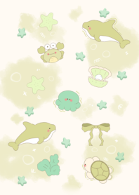 Dolphins are cute animals.3