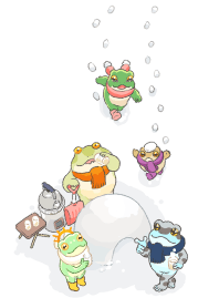 Japanese tree frog Theme 6