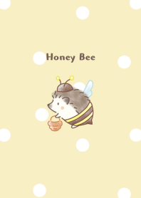 Bee hedgehog 2 -yellow- dot