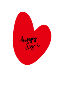 A red heart happy day8