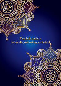 Mandala For Adults Just Looking Up Luck6 Line Theme Line Store