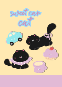 sweet car cat1