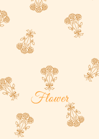 Flower 012-2 (Rose/Orange Brown)