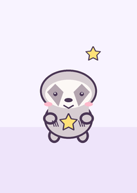 Minimalist Cute Sloth Solid Color