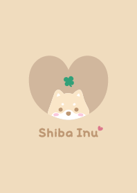 Shiba Inu2 Clover - yellow