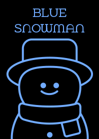 snowman [neon blue]