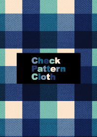 Check Pattern Cloth Navy