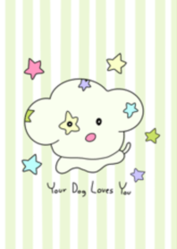 your dog loves you3-cute-pet-greenpastel