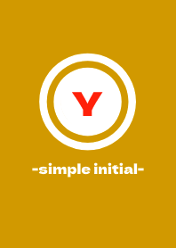 simple initial-Y- THEME 81