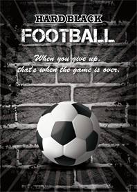 -HARD BLACK- FOOTBALL