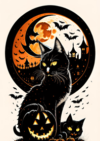 halloween cat 076217
