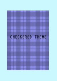 BLUE PURPLE CHECKERED THEMEj-LIGHT BLUE