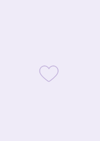 heart simple. purple.
