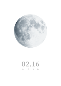 Moon - February 16th - White