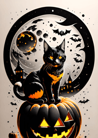浮世絵万聖節猫 6d449e