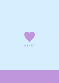 Purple&Baby Blue / Simple Heart