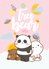 หมีฮาเฮ กาแล็กซี่ สีกุกลาบ