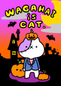 Wagahai is a cat. Halloween:corrected
