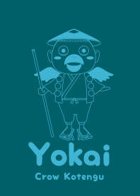 Yokai Crow Kotengu Deep teal GRN