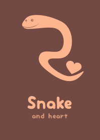 Snake & heart MahoganyBRN