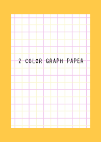 2 COLOR GRAPH PAPER/PINK&YELLOW/ORANGE