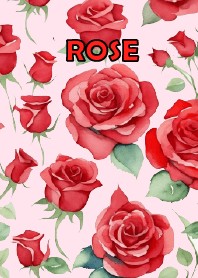 Red Rose Flower Theme