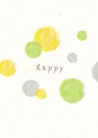 Watercolor round colorful18 from Japan