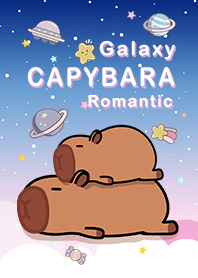 水豚/浩瀚星空/浪漫漸層/粉紅藍色