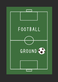FOOTBALL GROUND/BLACK/WHITE
