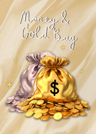 Money and Gold Bag