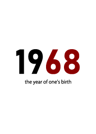 1968 the year of one's birth