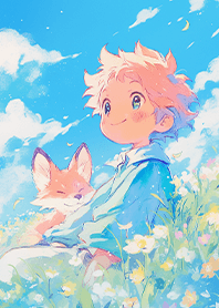 Prince and fox in the sunshine_Purple JP