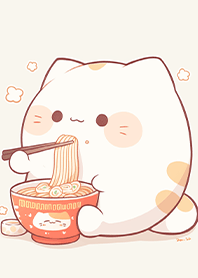 ⭐️愛吃拉麵的圓滾滾貓咪❤️1-2