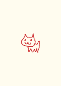 お絵描き [猫] スモーキーピンク